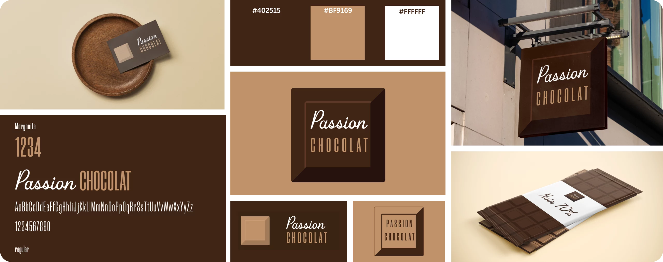 image de marque et branding pour un artisan chocolatier réalisé par Camille Doux UI UX Designer