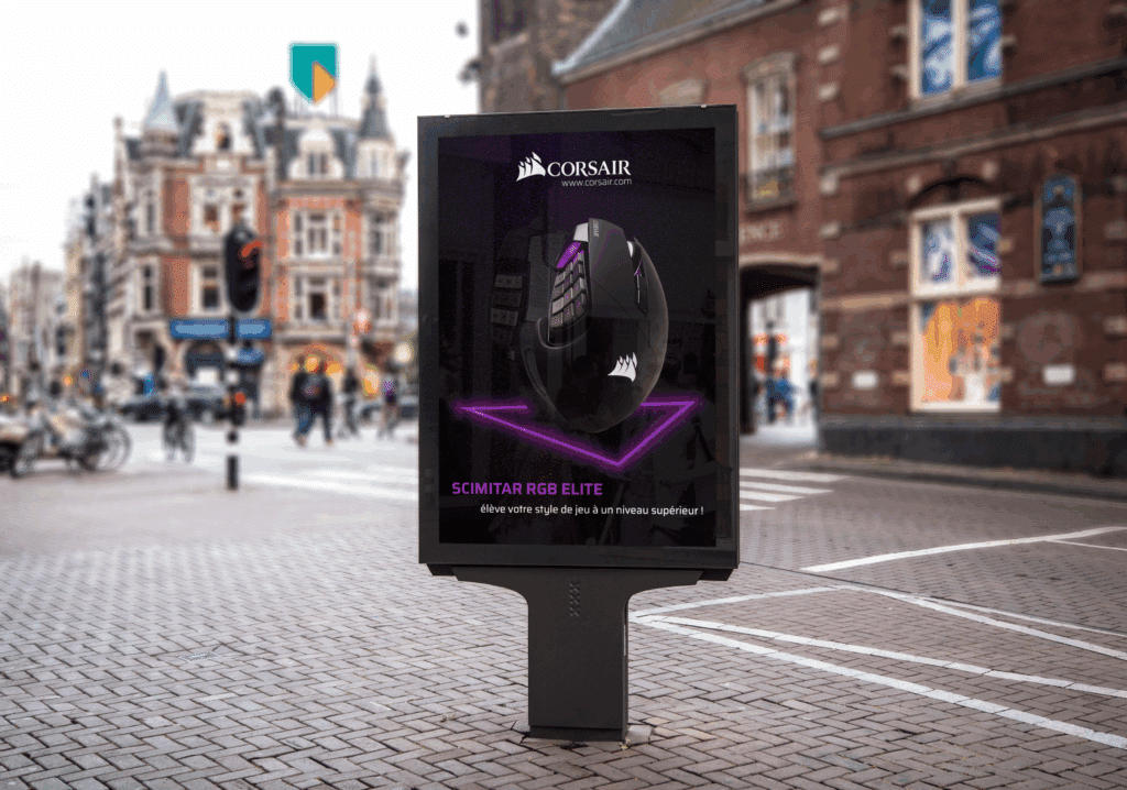 Street Billboard PSD MockUp 2